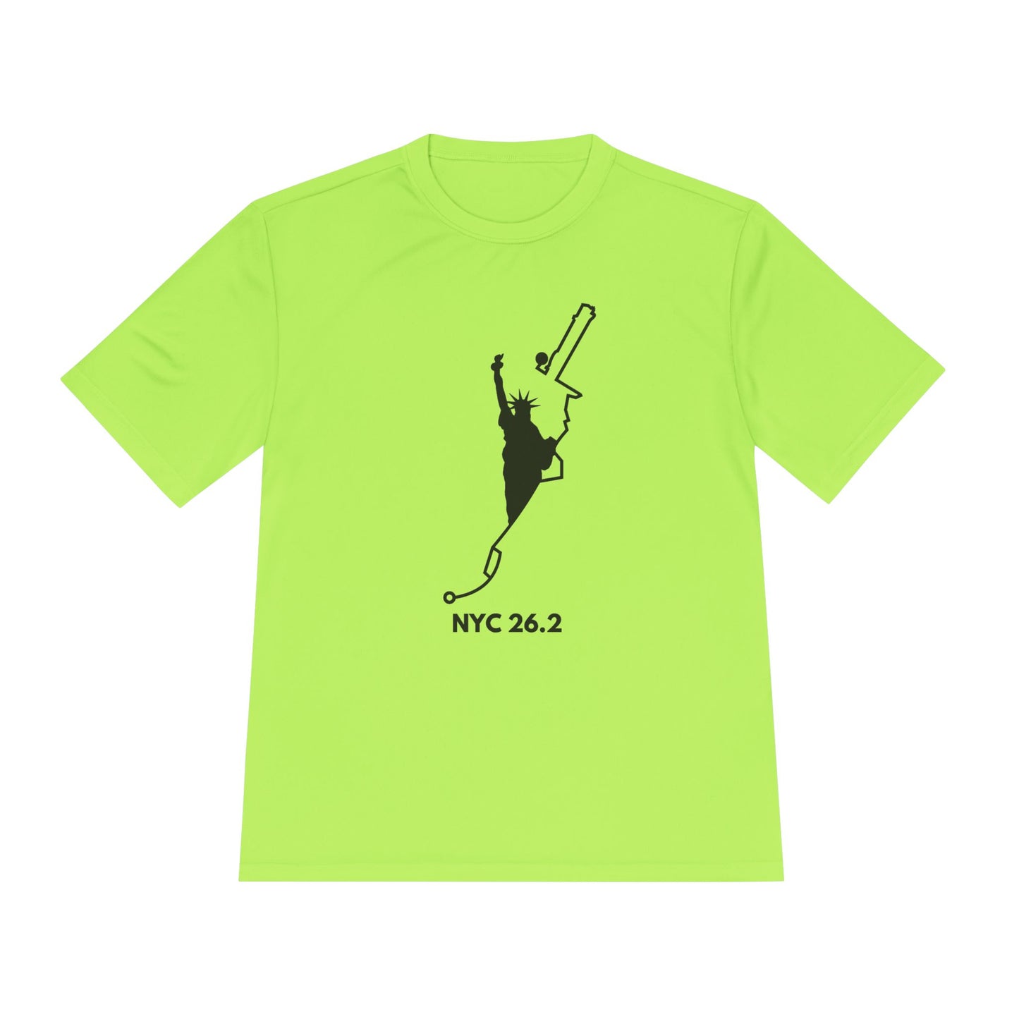 NYC MARATHON ROUTE 26.2 *Premium Athletic T-Shirt