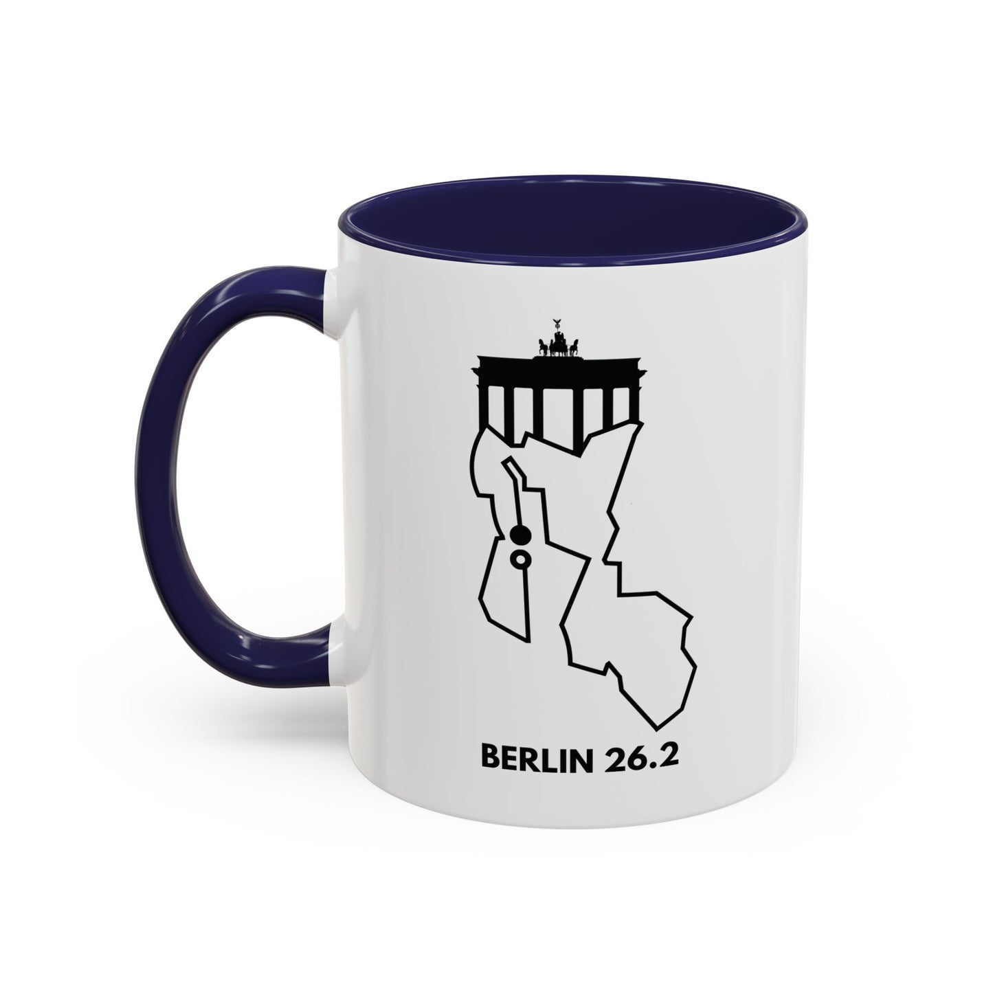 BERLIN MARATHON ROUTE 26.2 - Mug