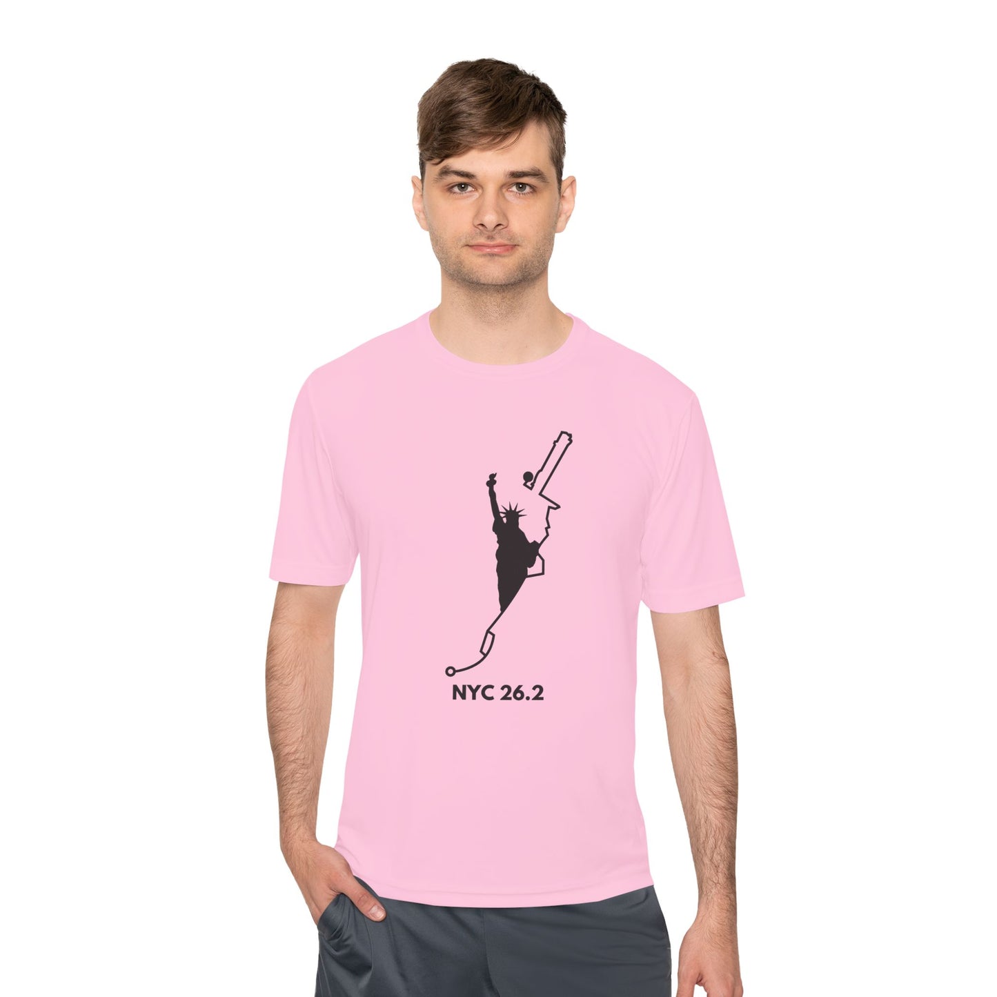 NYC MARATHON ROUTE 26.2 *Premium Athletic T-Shirt