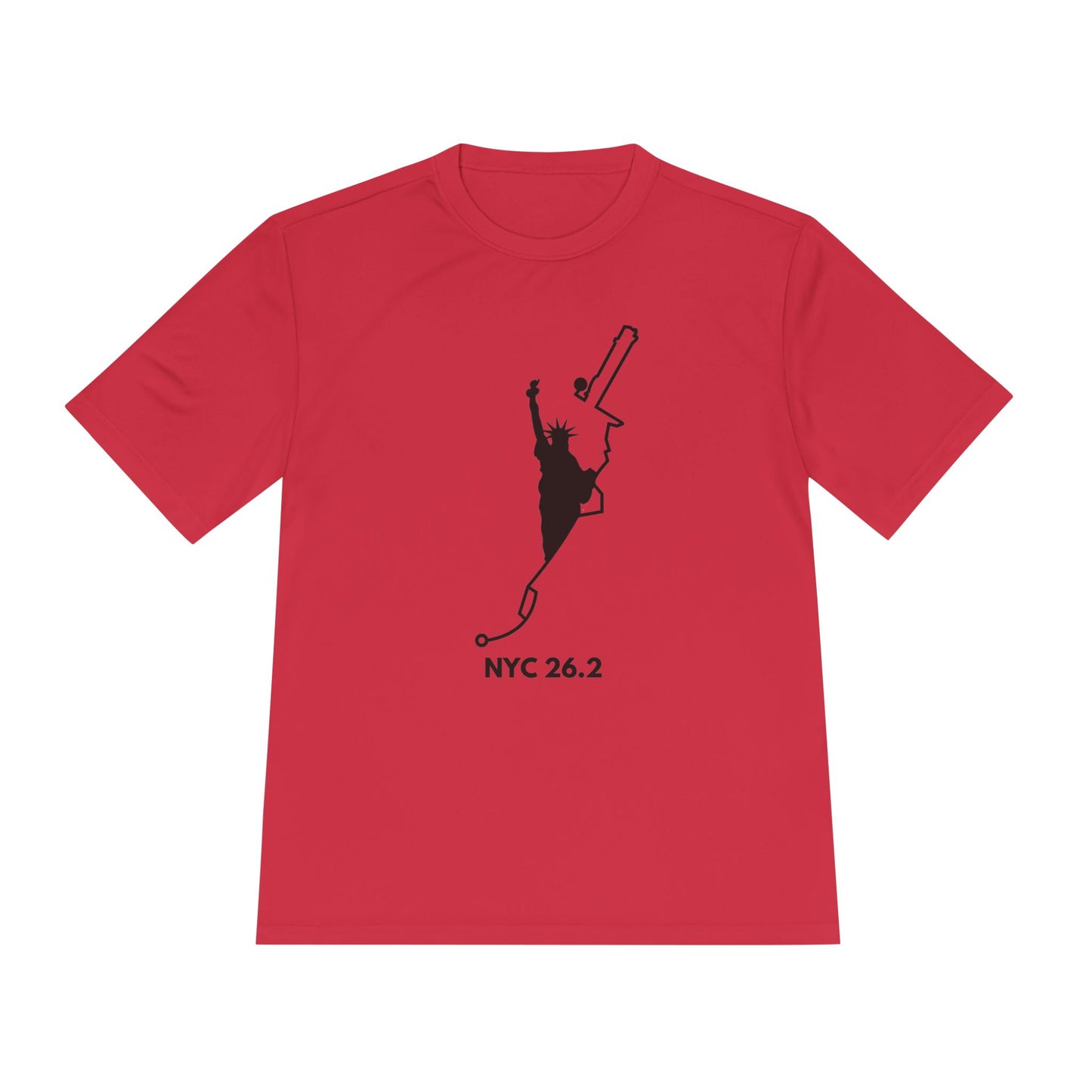 NYC MARATHON ROUTE 26.2 *Premium Athletic T-Shirt