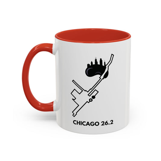 CHICAGO MARATHON ROUTE Mug