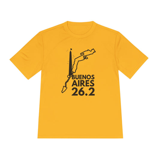 BUENOS AIRES MARATHON ROUTE 26.2 *Premium Athletic T-Shirt