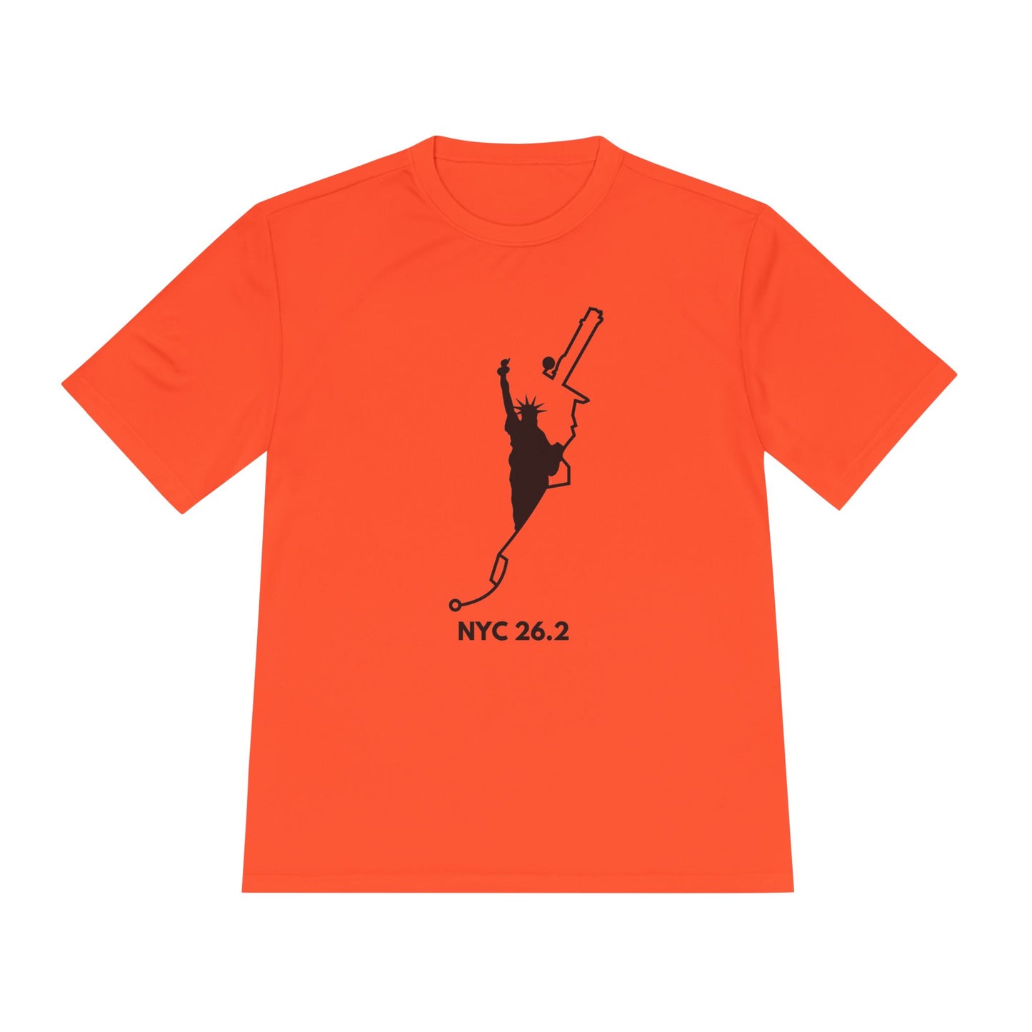 NYC MARATHON ROUTE 26.2 *Premium Athletic T-Shirt