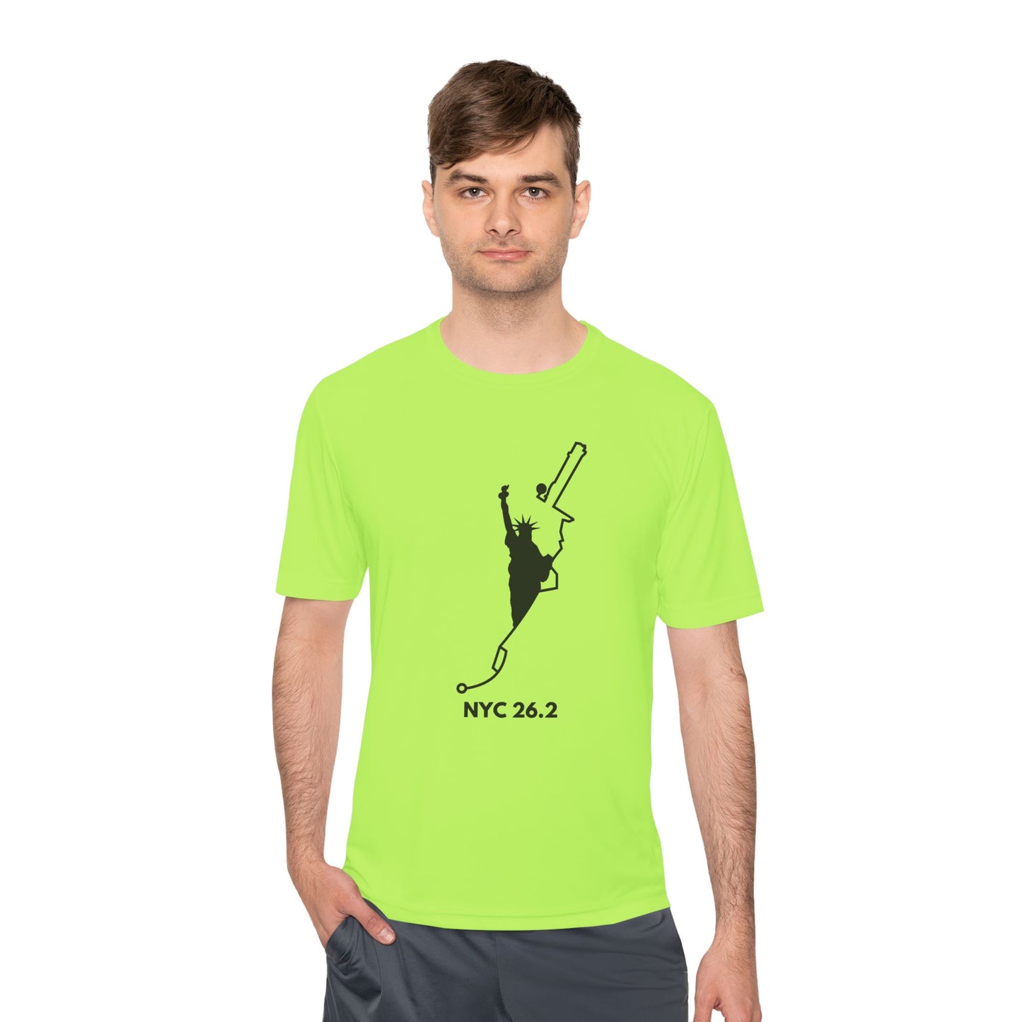 NYC MARATHON ROUTE 26.2 *Premium Athletic T-Shirt