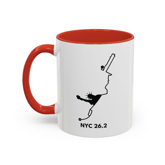 NYC MARATHON ROUTE Mug
