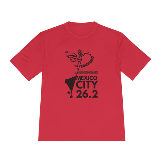 MEXICO CITY MARATHON ROUTE 26.2 *Premium Athletic T-Shirt