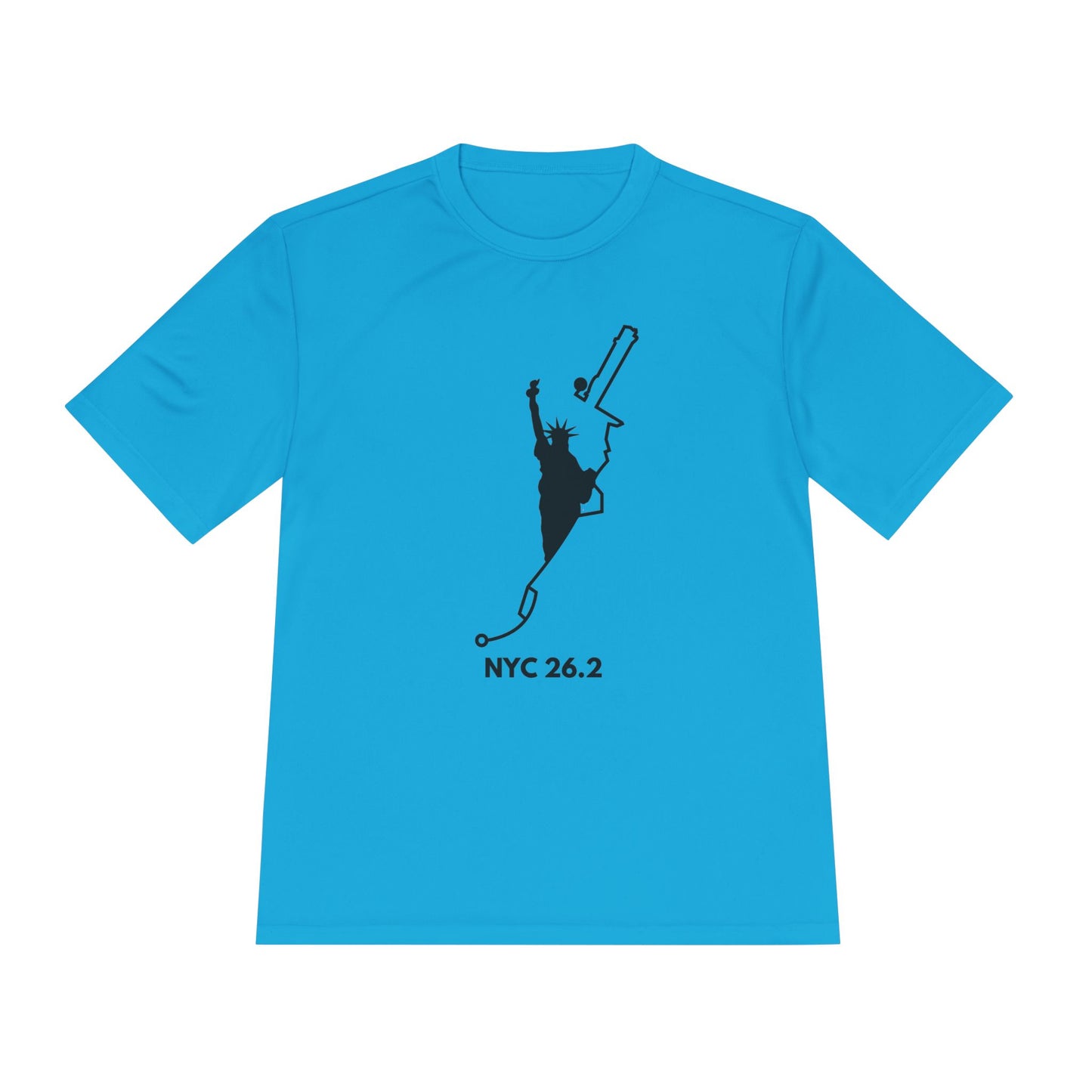 NYC MARATHON ROUTE 26.2 *Premium Athletic T-Shirt