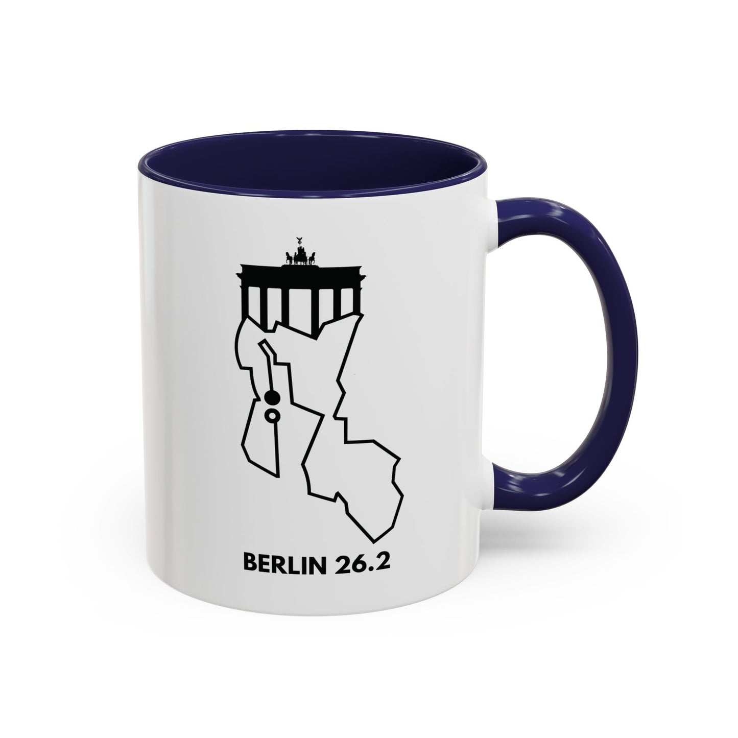 BERLIN MARATHON ROUTE 26.2 - Mug