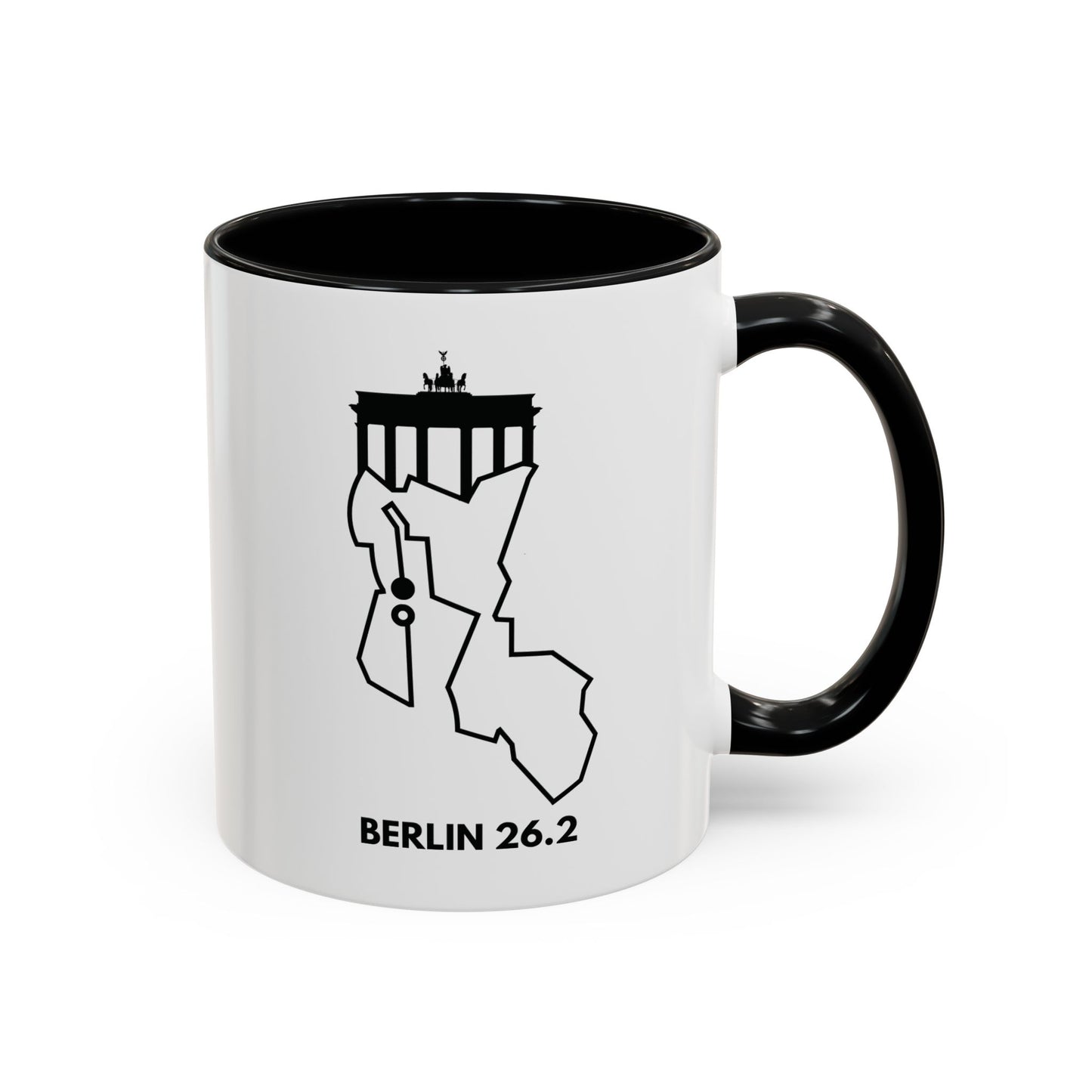 BERLIN MARATHON ROUTE 26.2 - Mug