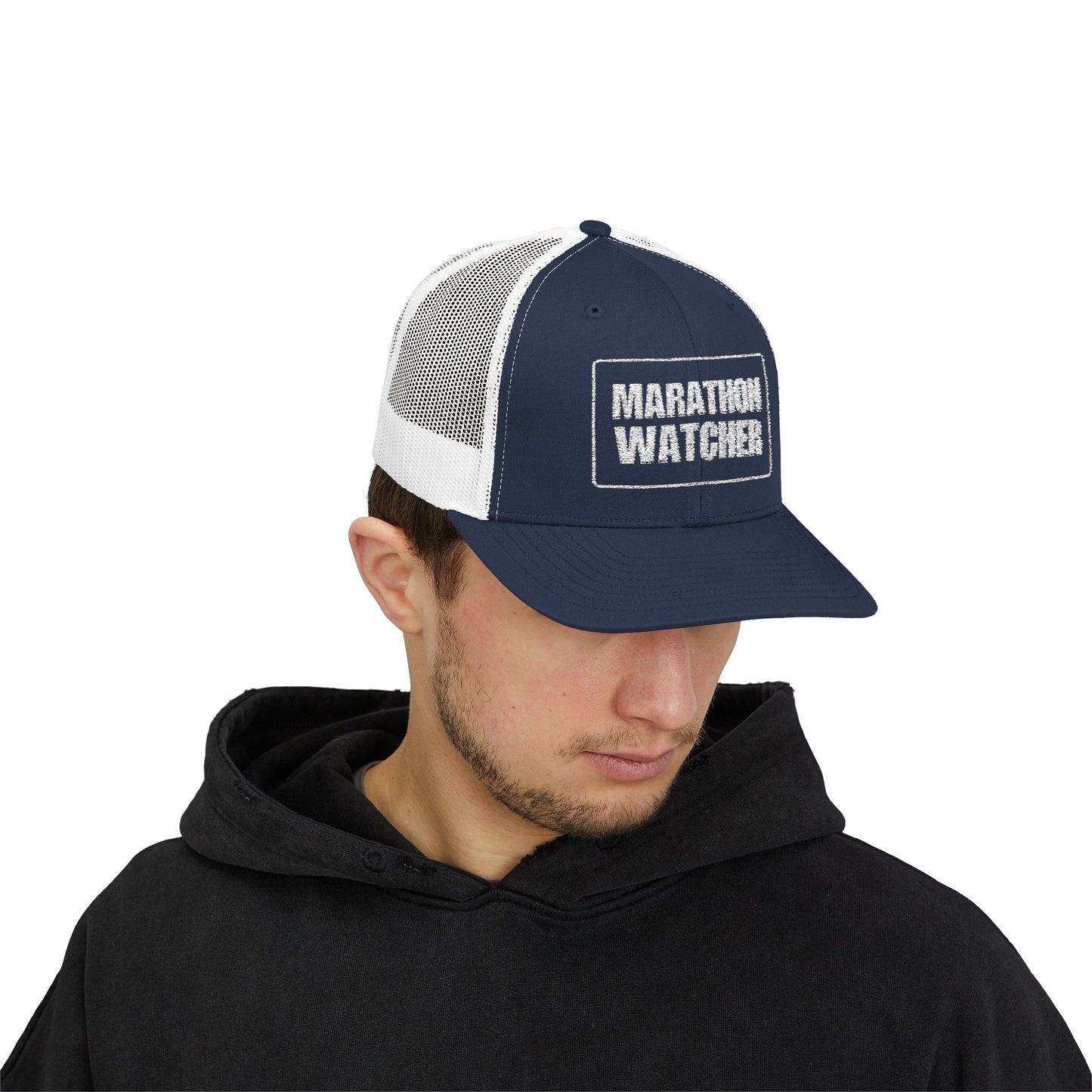 MARATHON WATCHER Snapback Dad/Mom Jokester Cap