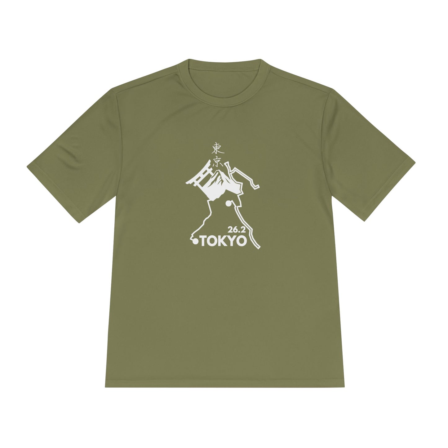 TOKYO MARATHON ROUTE *Premium Athletic T-Shirt W
