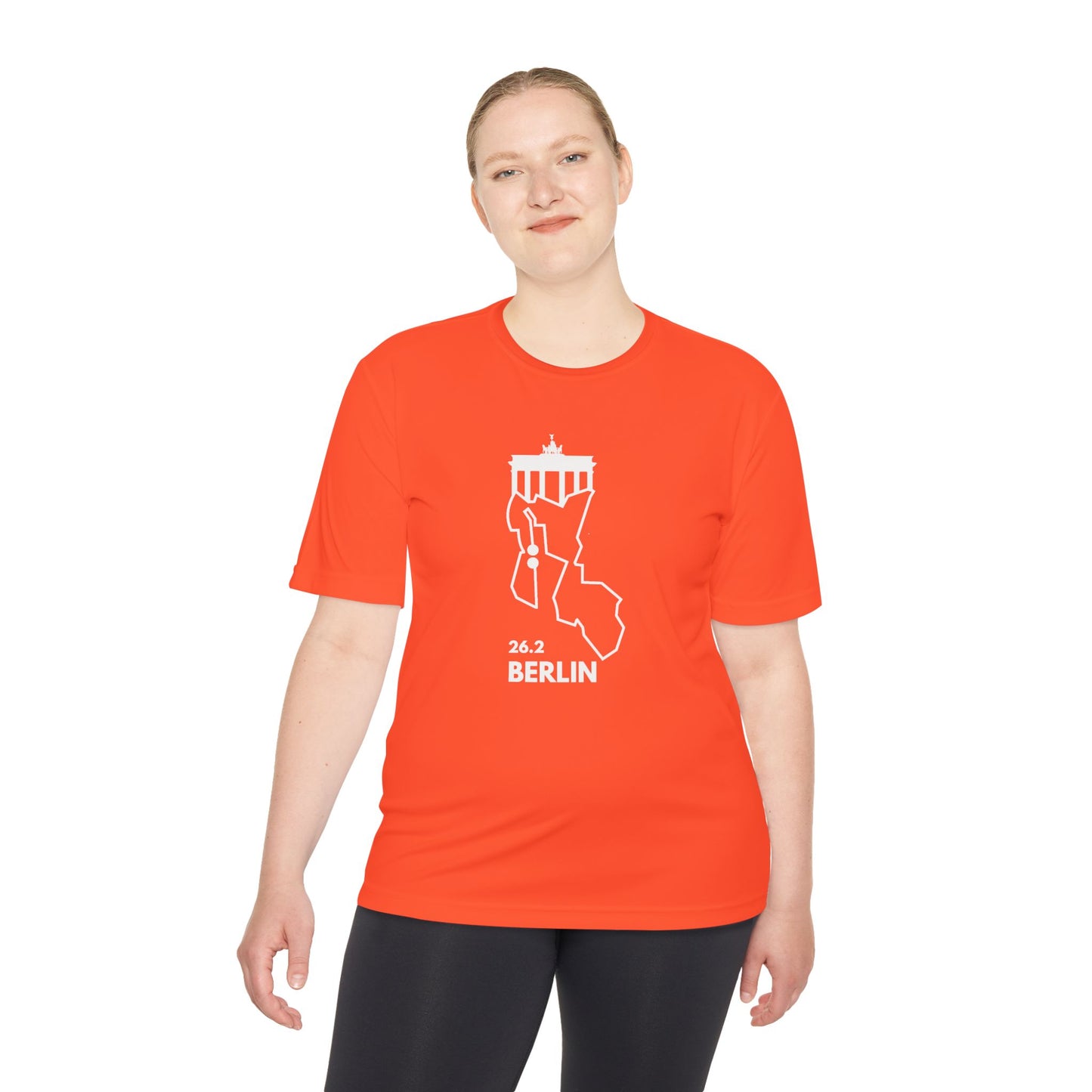 BERLIN MARATHON ROUTE 26.2 *Premium Athletic T-Shirt W