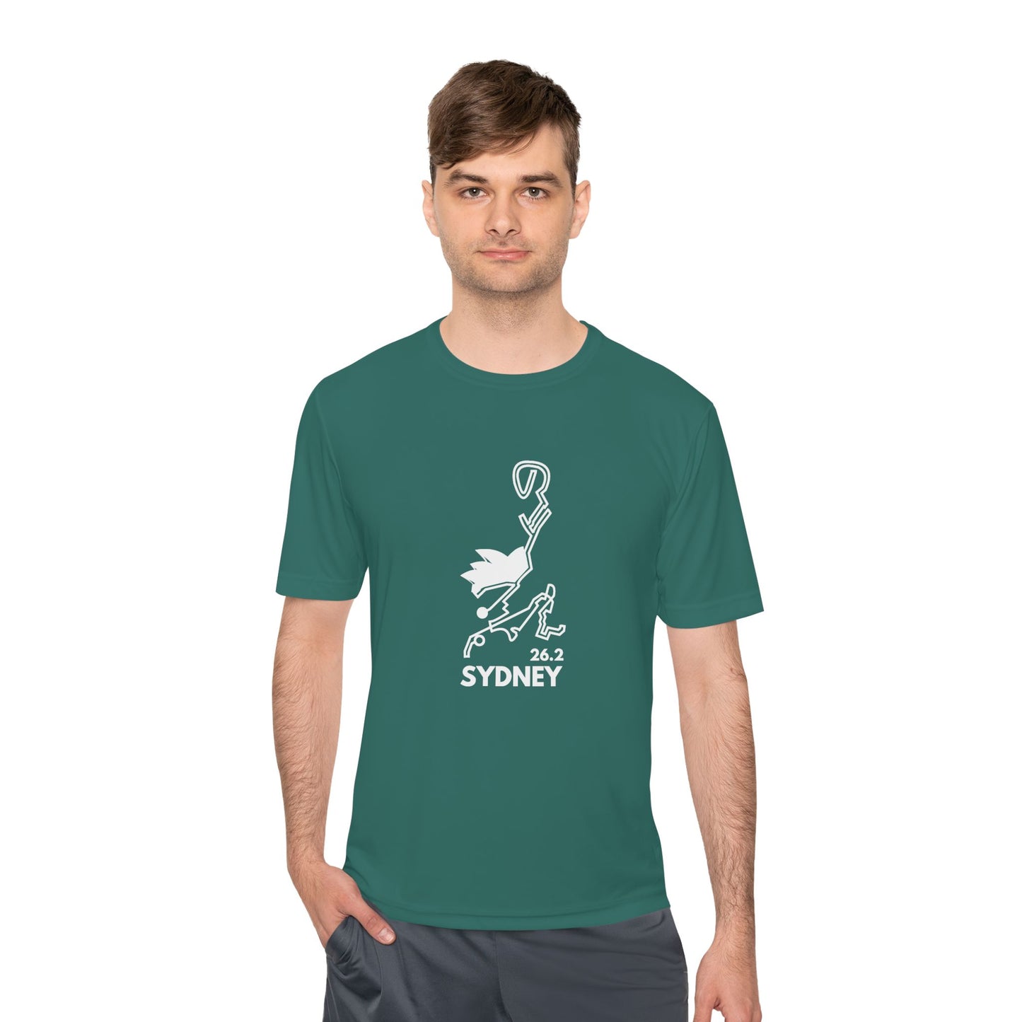 SYDNEY MARATHON ROUTE 26.2 *Premium Athletic T-Shirt W