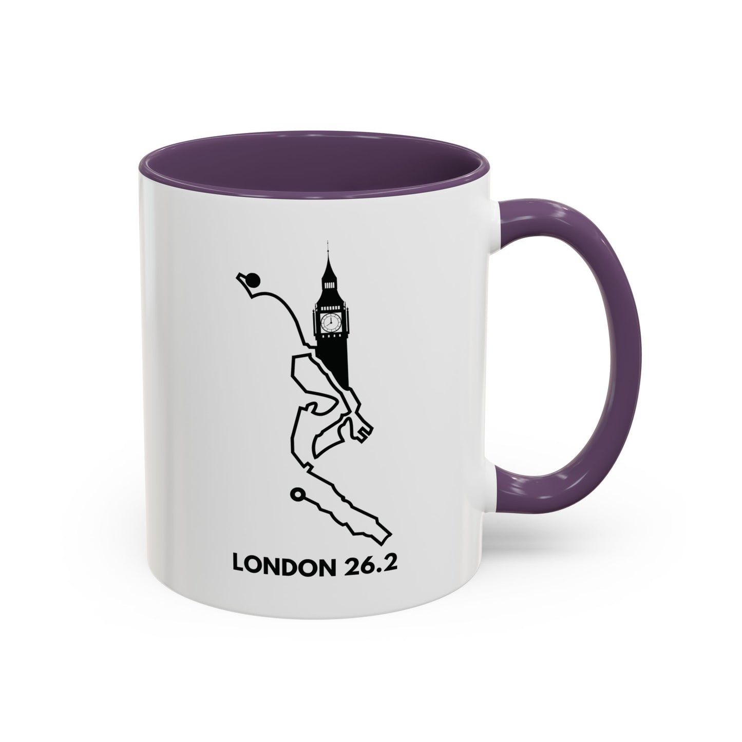 LONDON MARATHON ROUTE Mug