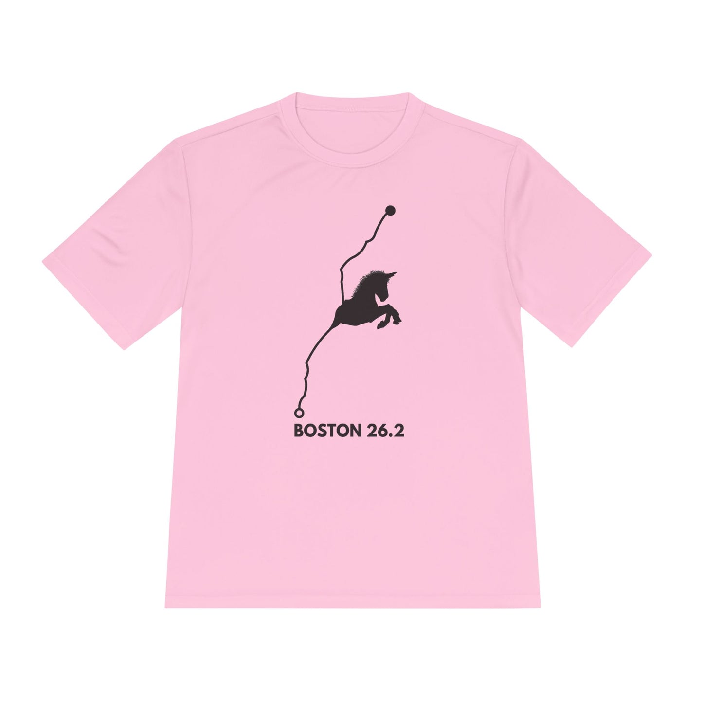 BOSTON MARATHON ROUTE 26.2 *Premium Athletic T-Shirt