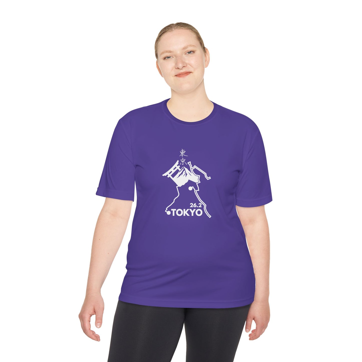 TOKYO MARATHON ROUTE *Premium Athletic T-Shirt W