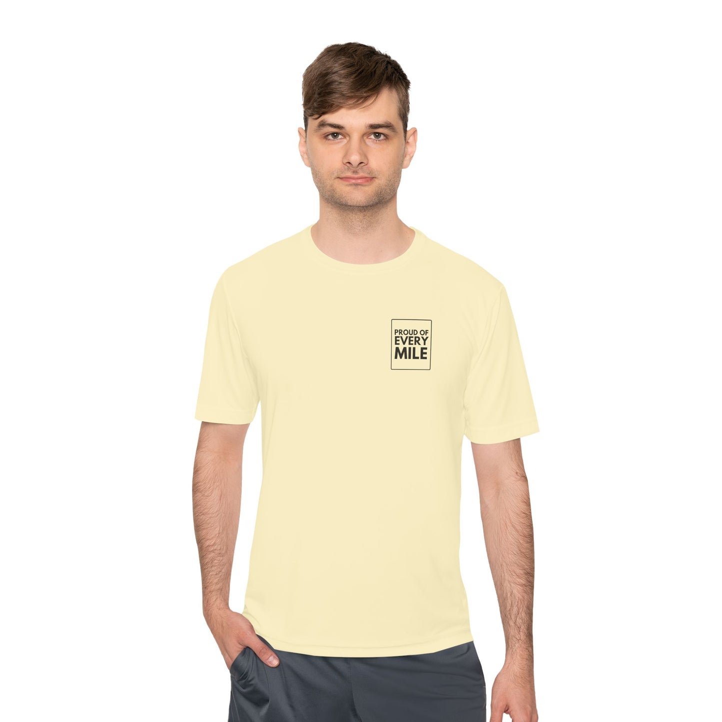 PROUD OF EVERY MILE *Premium Athletic T-Shirt