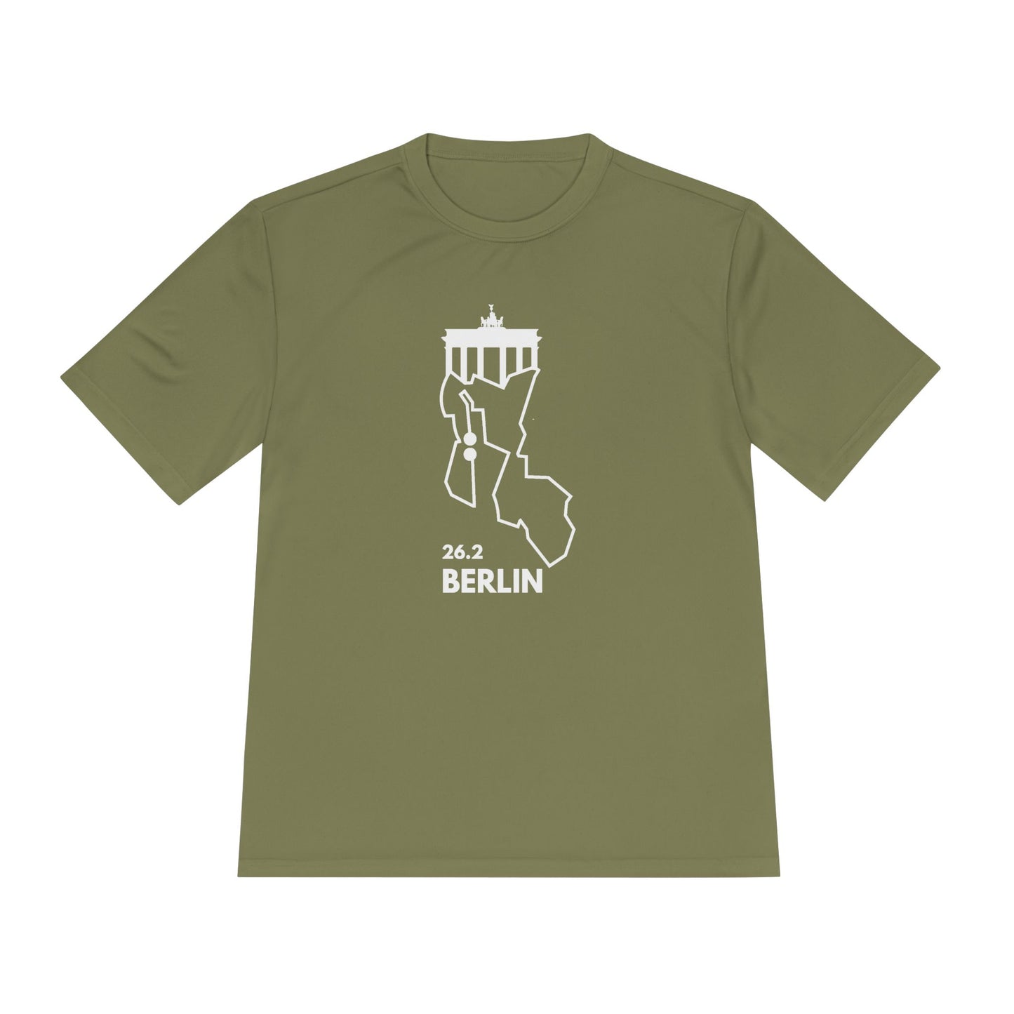 BERLIN MARATHON ROUTE 26.2 *Premium Athletic T-Shirt W