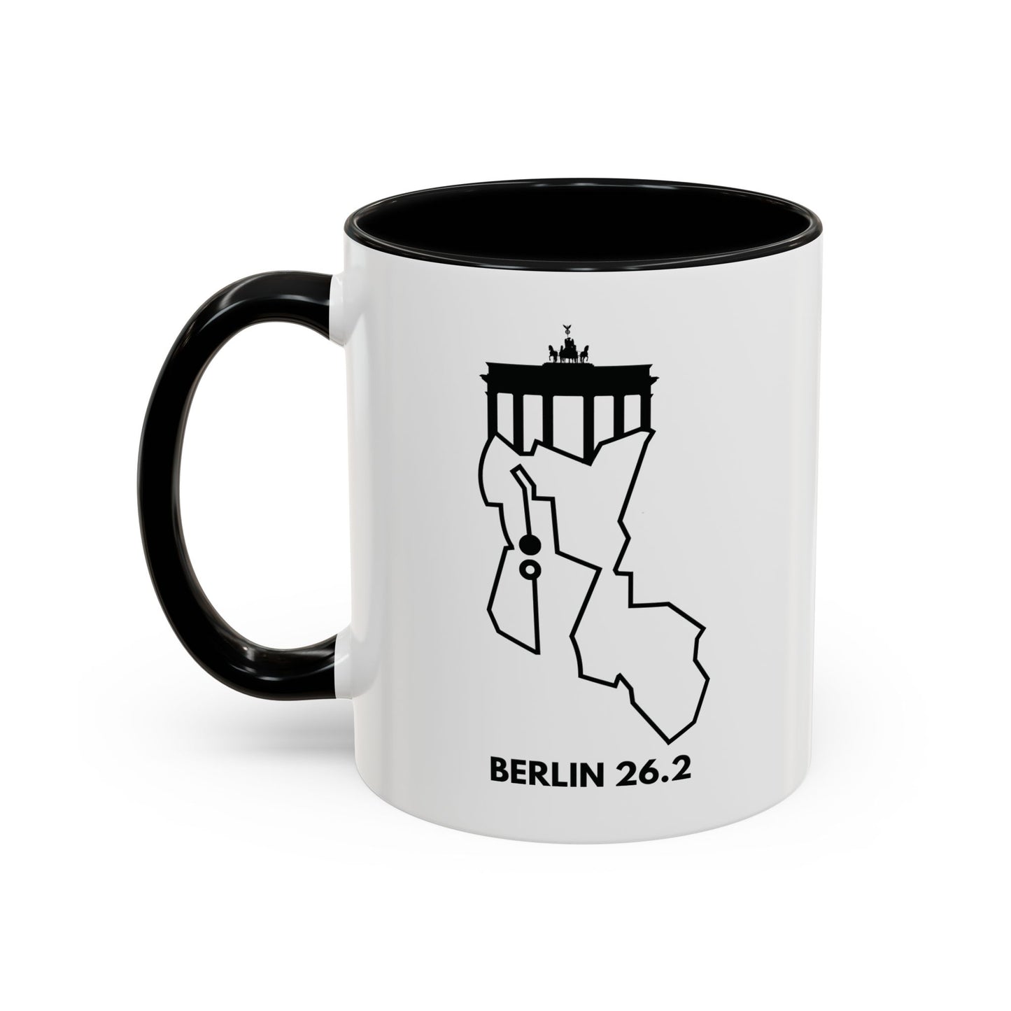 BERLIN MARATHON ROUTE 26.2 - Mug