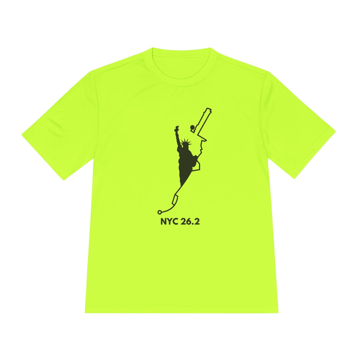 NYC MARATHON ROUTE 26.2 *Premium Athletic T-Shirt