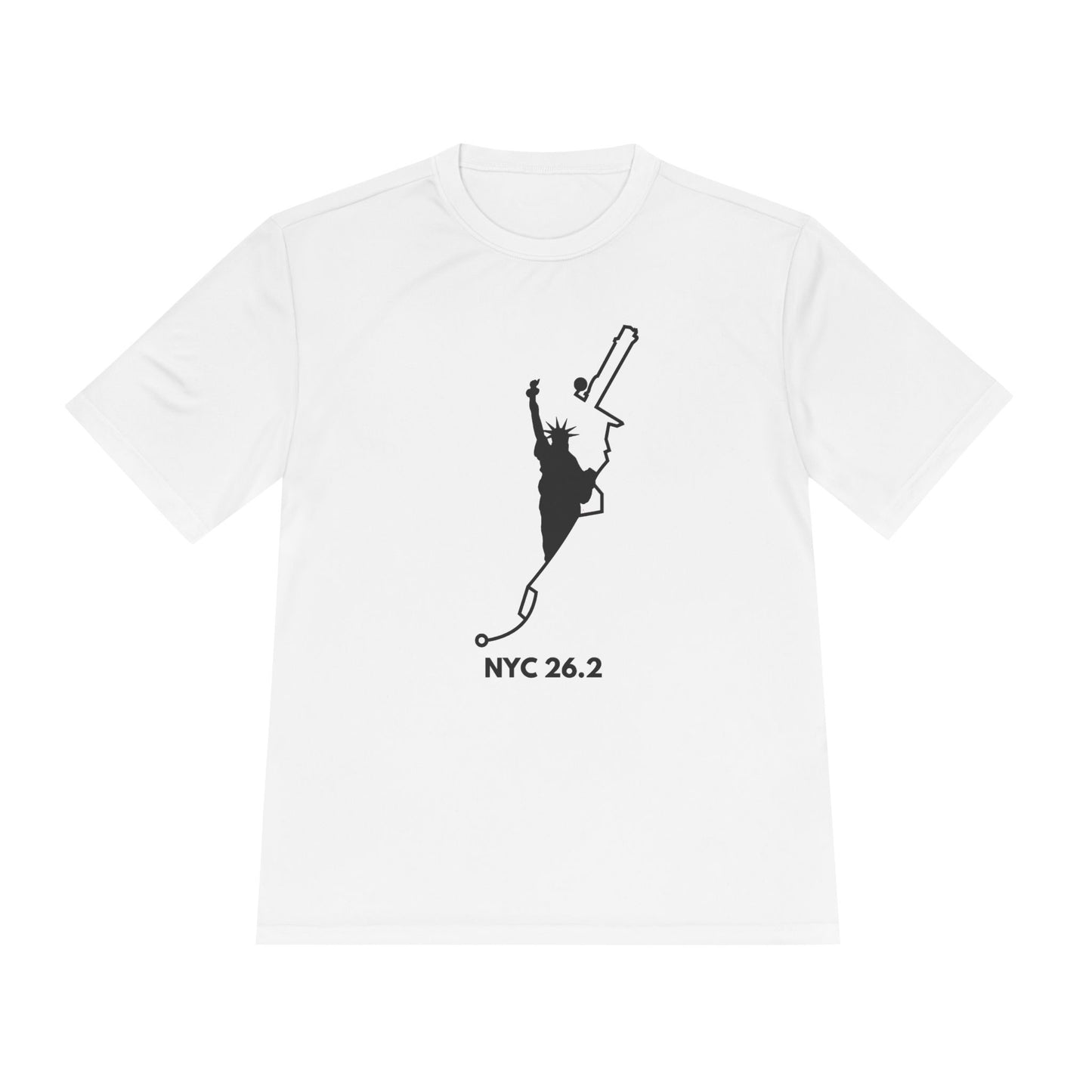 NYC MARATHON ROUTE 26.2 *Premium Athletic T-Shirt