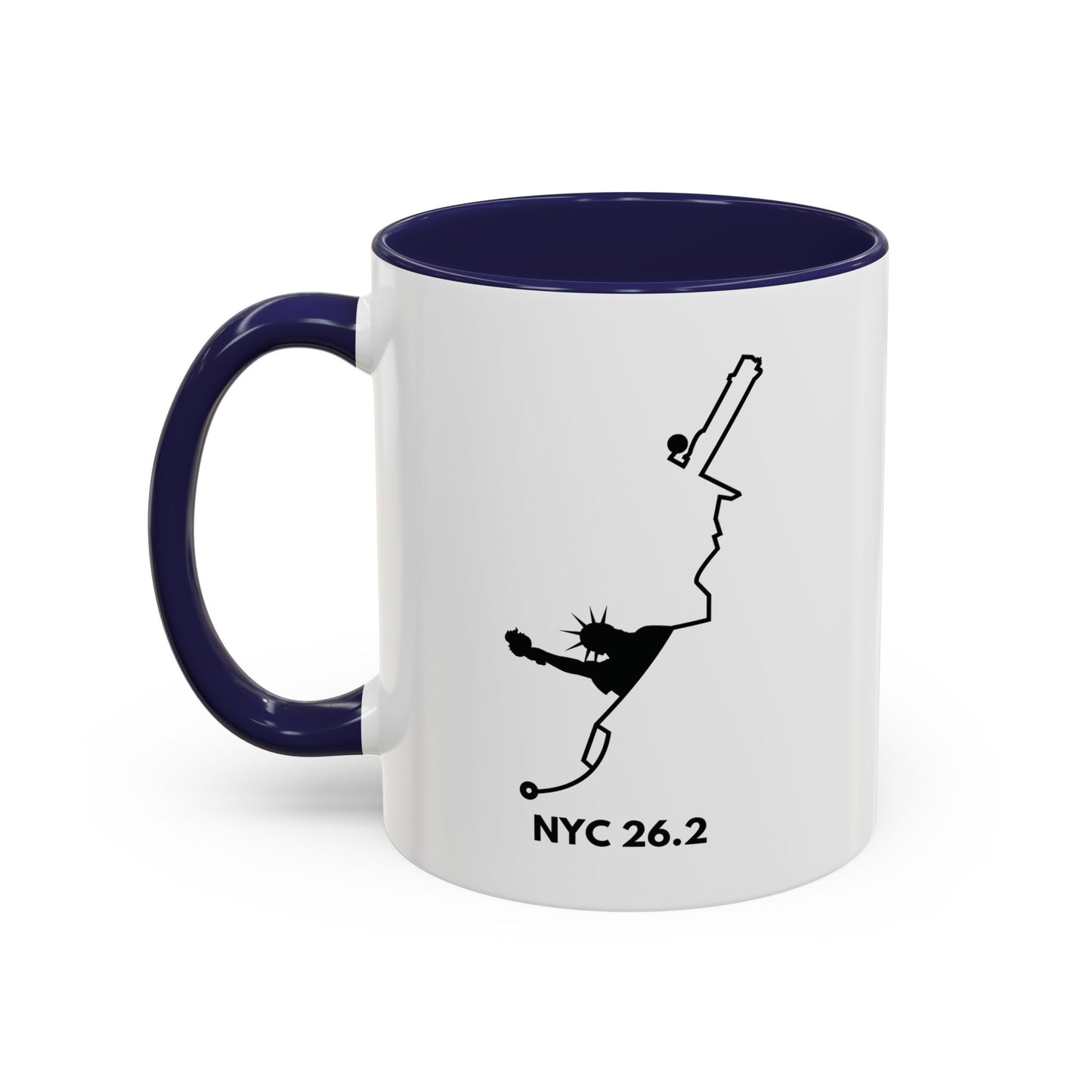 NYC MARATHON ROUTE Mug