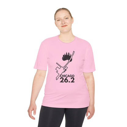 CHICAGO MARATHON ROUTE 26.2 *Premium Athletic T-Shirt