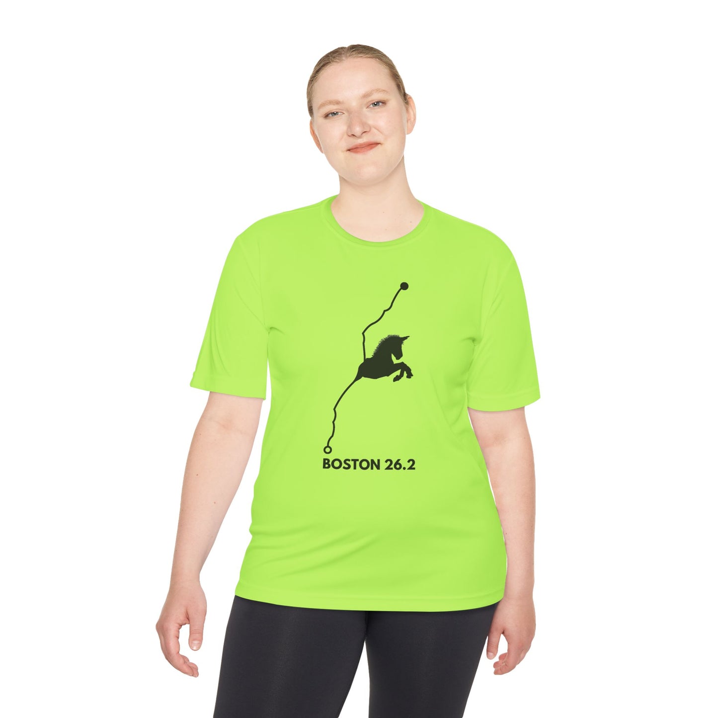 BOSTON MARATHON ROUTE 26.2 *Premium Athletic T-Shirt