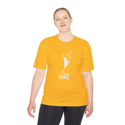 NYC MARATHON ROUTE 26.2 *Premium Athletic T-Shirt W