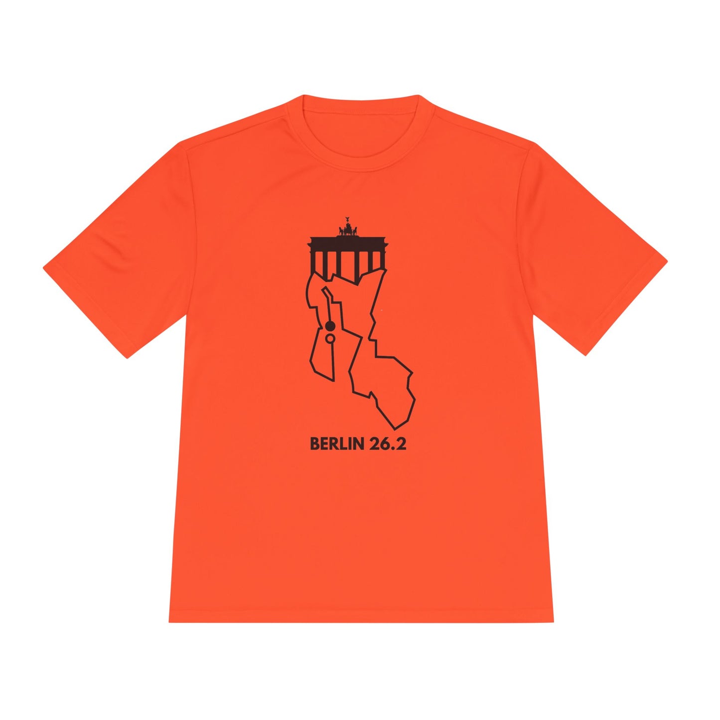 BERLIN MARATHON ROUTE 26.2 *Premium Athletic T-Shirt