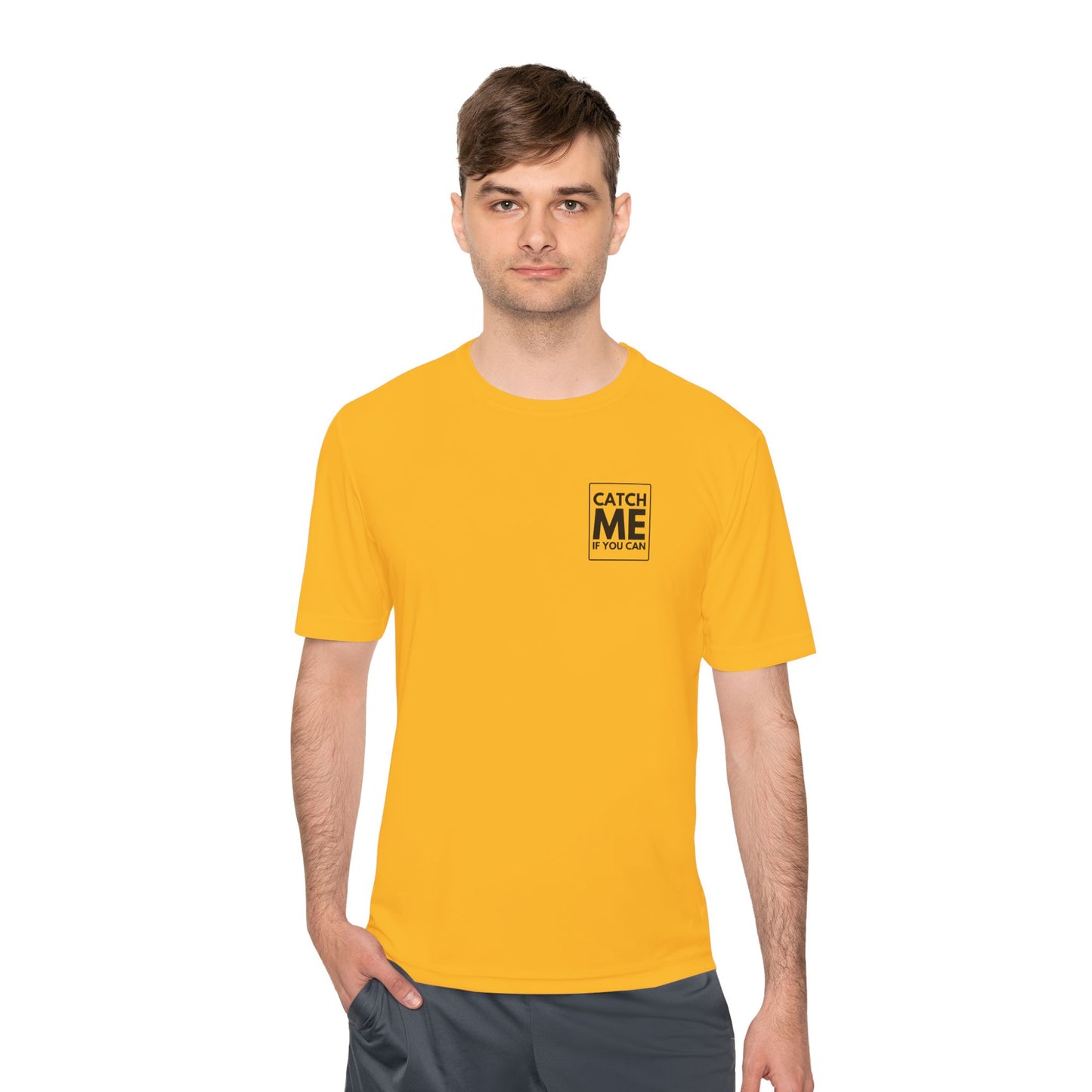 CATCH ME IF YOU CAN *Premium Athletic T-Shirt