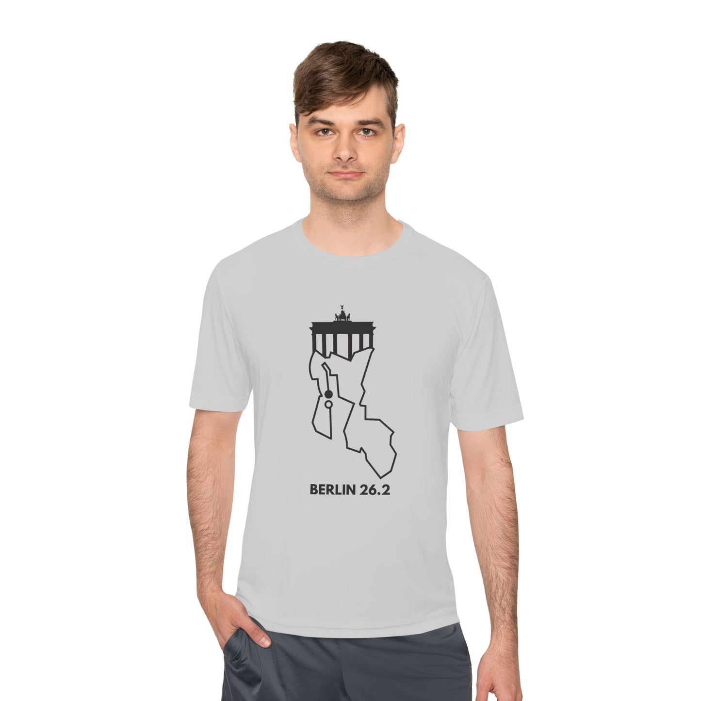 BERLIN MARATHON ROUTE 26.2 *Premium Athletic T-Shirt