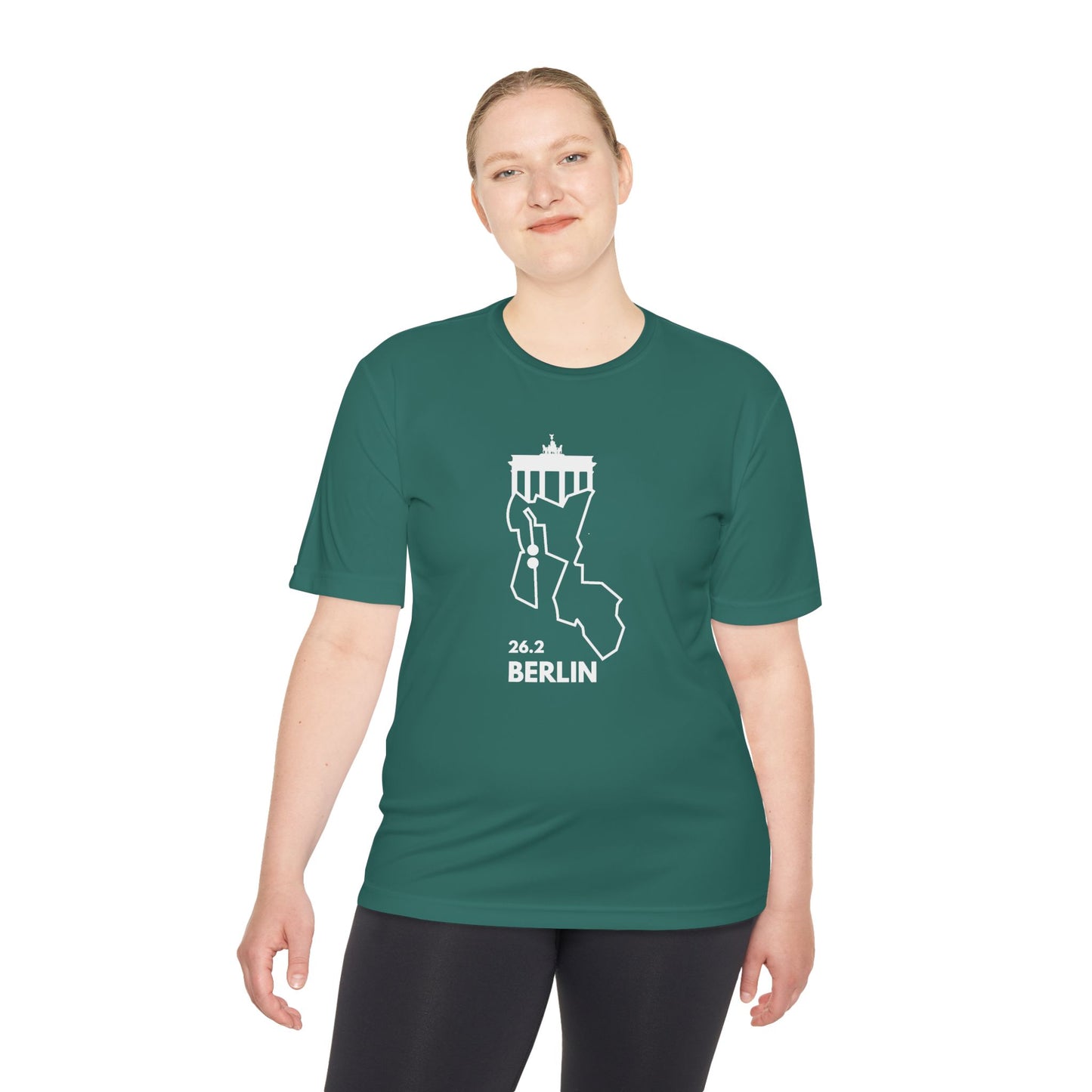BERLIN MARATHON ROUTE 26.2 *Premium Athletic T-Shirt W