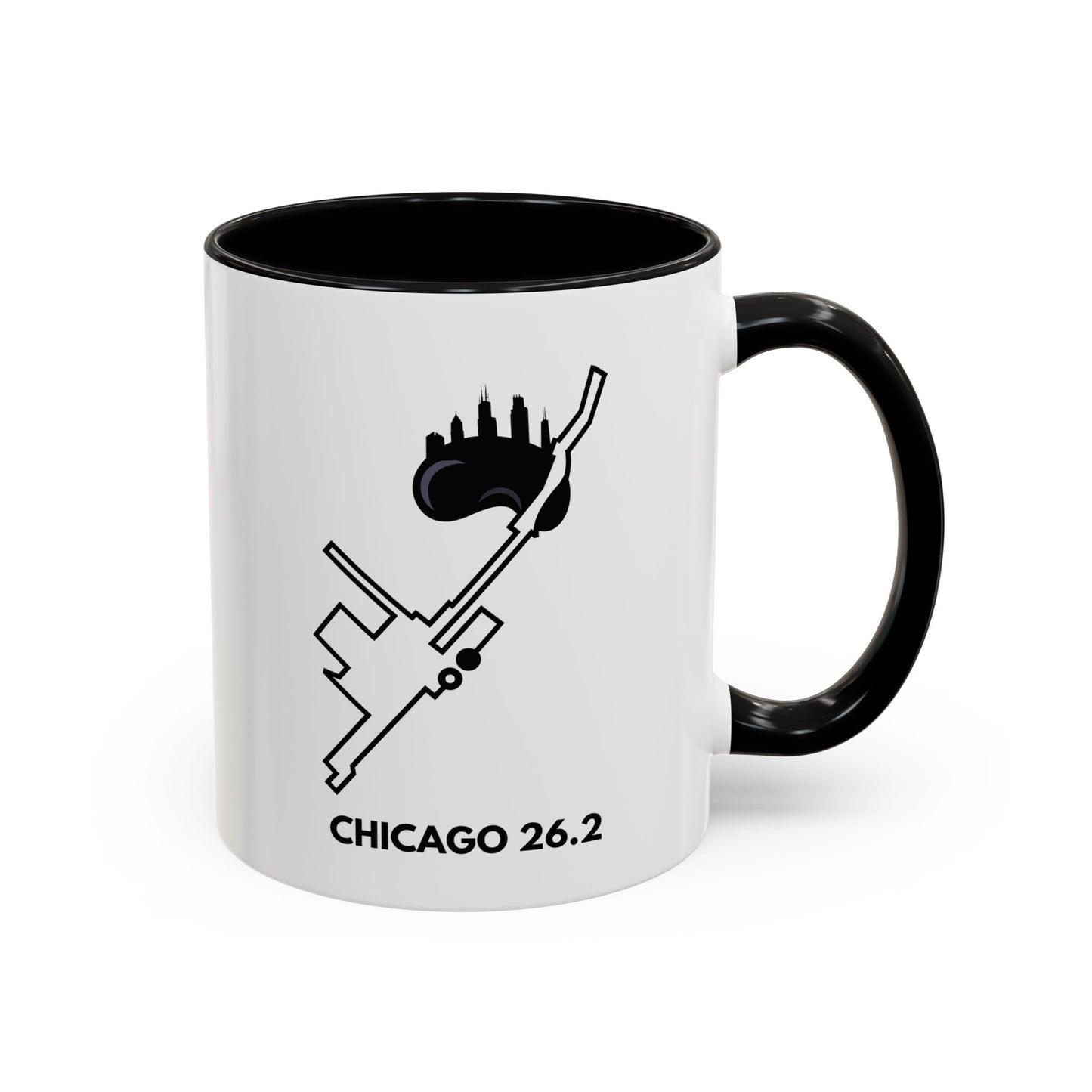 CHICAGO MARATHON ROUTE Mug