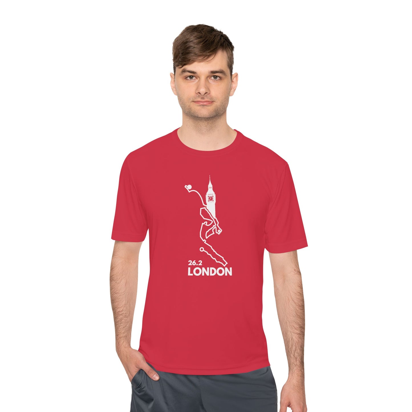 LONDON MARATHON ROUTE 26.2 - *Premium Athletic T-Shirt