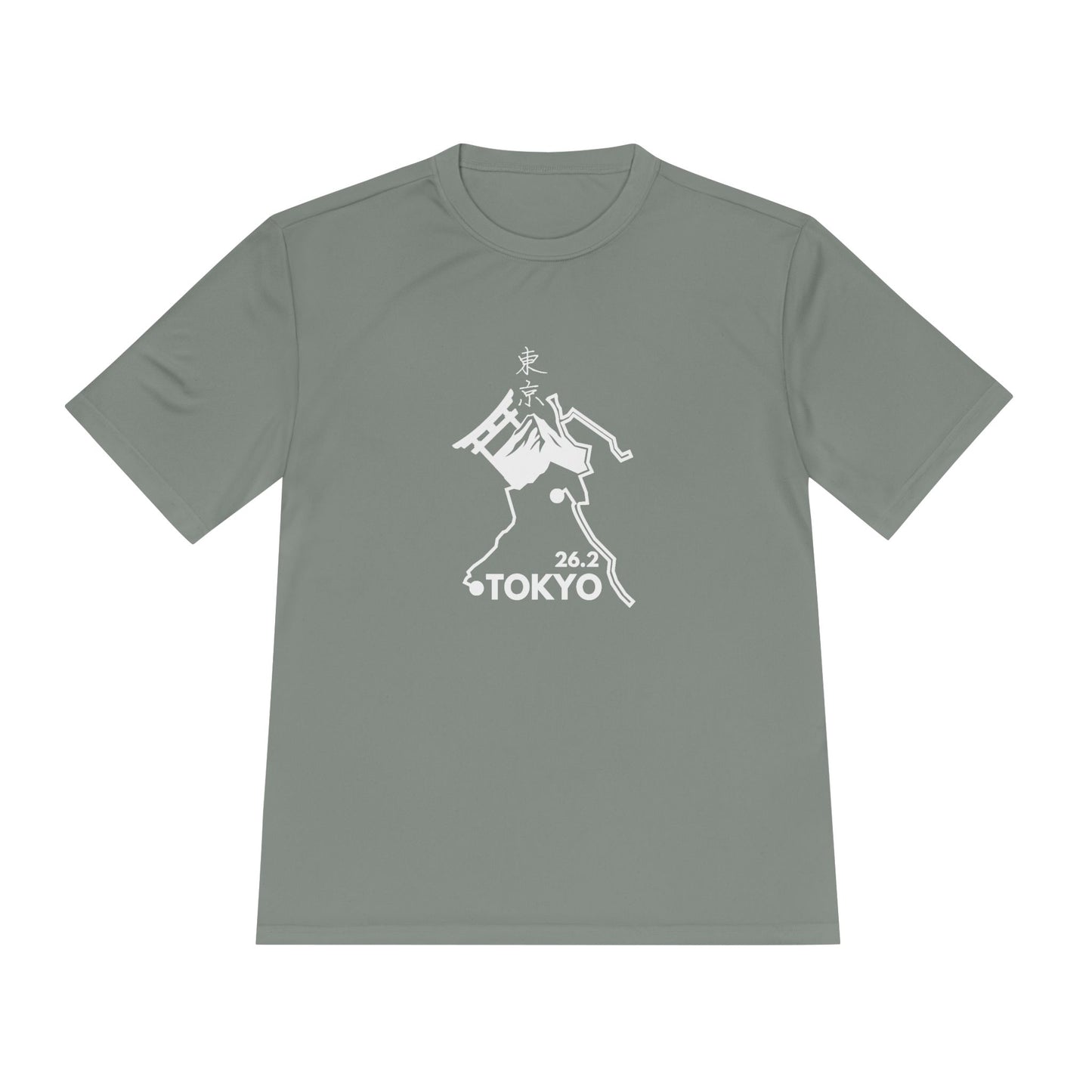 TOKYO MARATHON ROUTE *Premium Athletic T-Shirt W