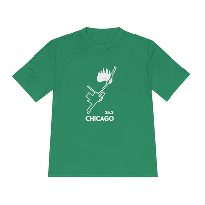 CHICAGO MARATHON ROUTE 26.2 *Premium Athletic T-Shirt W