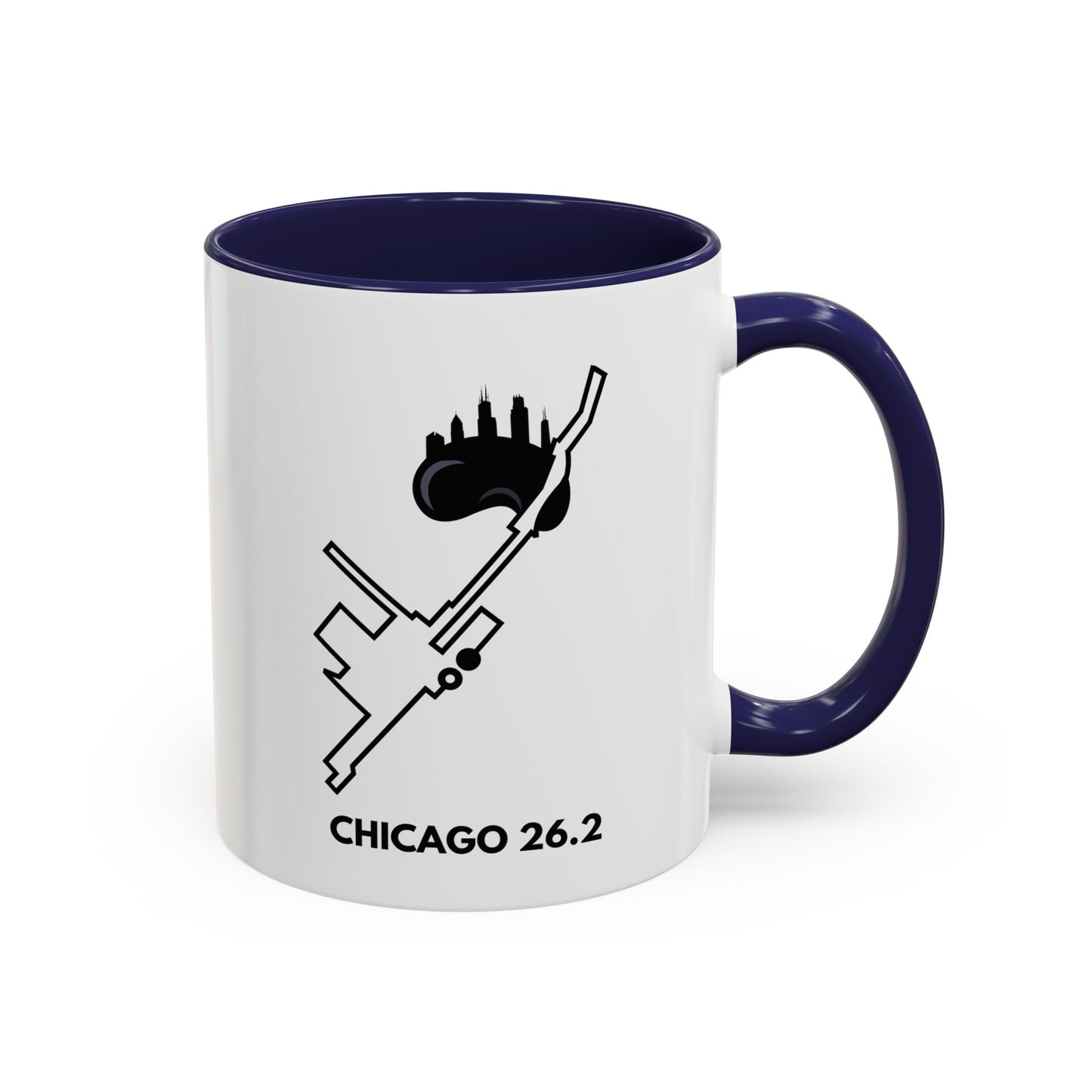CHICAGO MARATHON ROUTE Mug