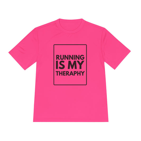 RUNNING IS MY THERAPY *Premium Athletic T-Shirt