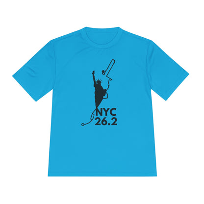 NYC MARATHON ROUTE 26.2 *Premium Athletic T-Shirt