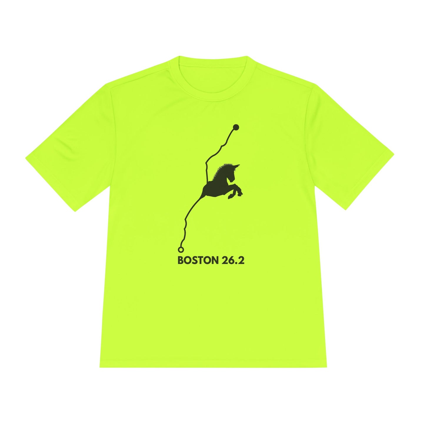 BOSTON MARATHON ROUTE 26.2 *Premium Athletic T-Shirt