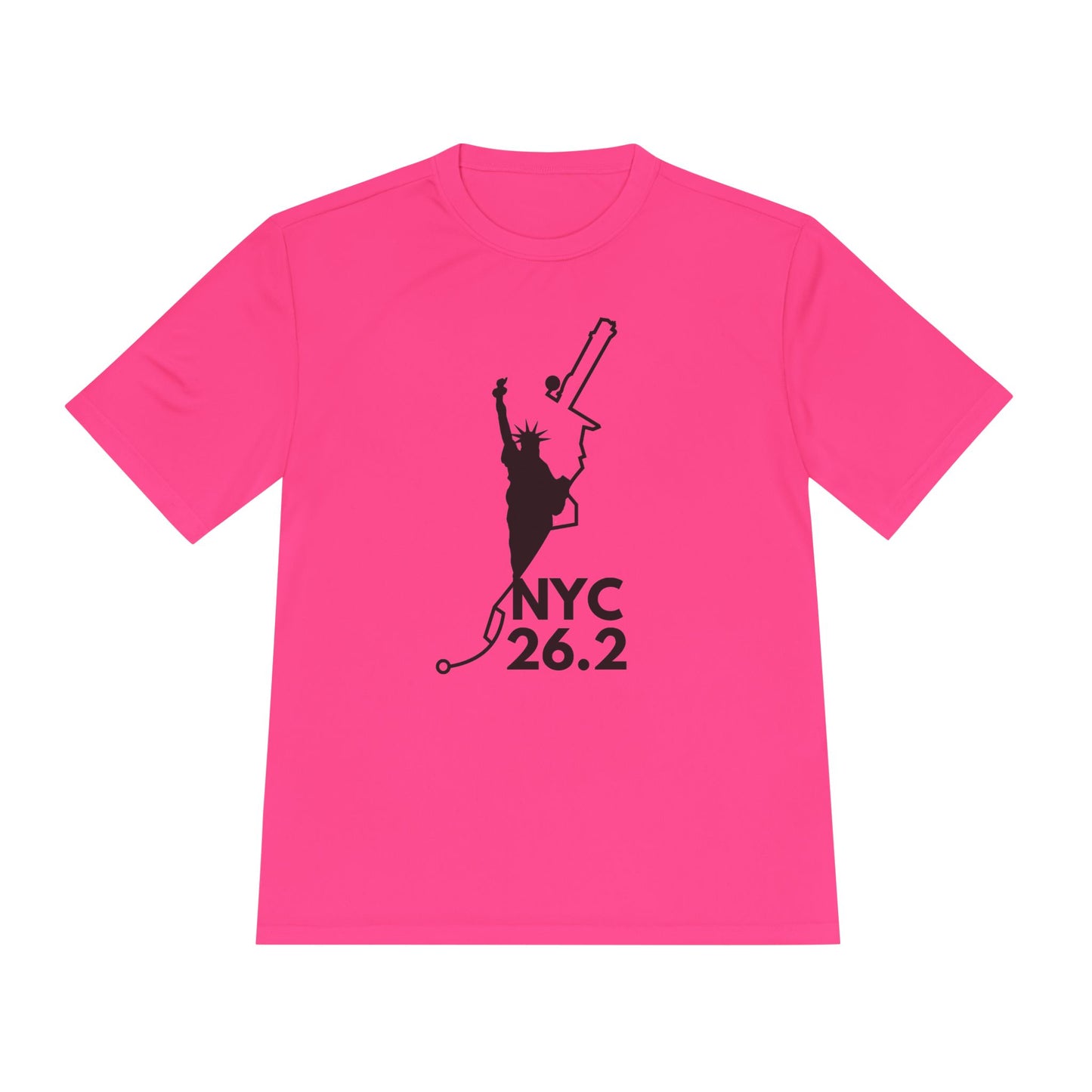 NYC MARATHON ROUTE 26.2 *Premium Athletic T-Shirt