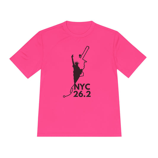 NYC MARATHON ROUTE 26.2 *Premium Athletic T-Shirt