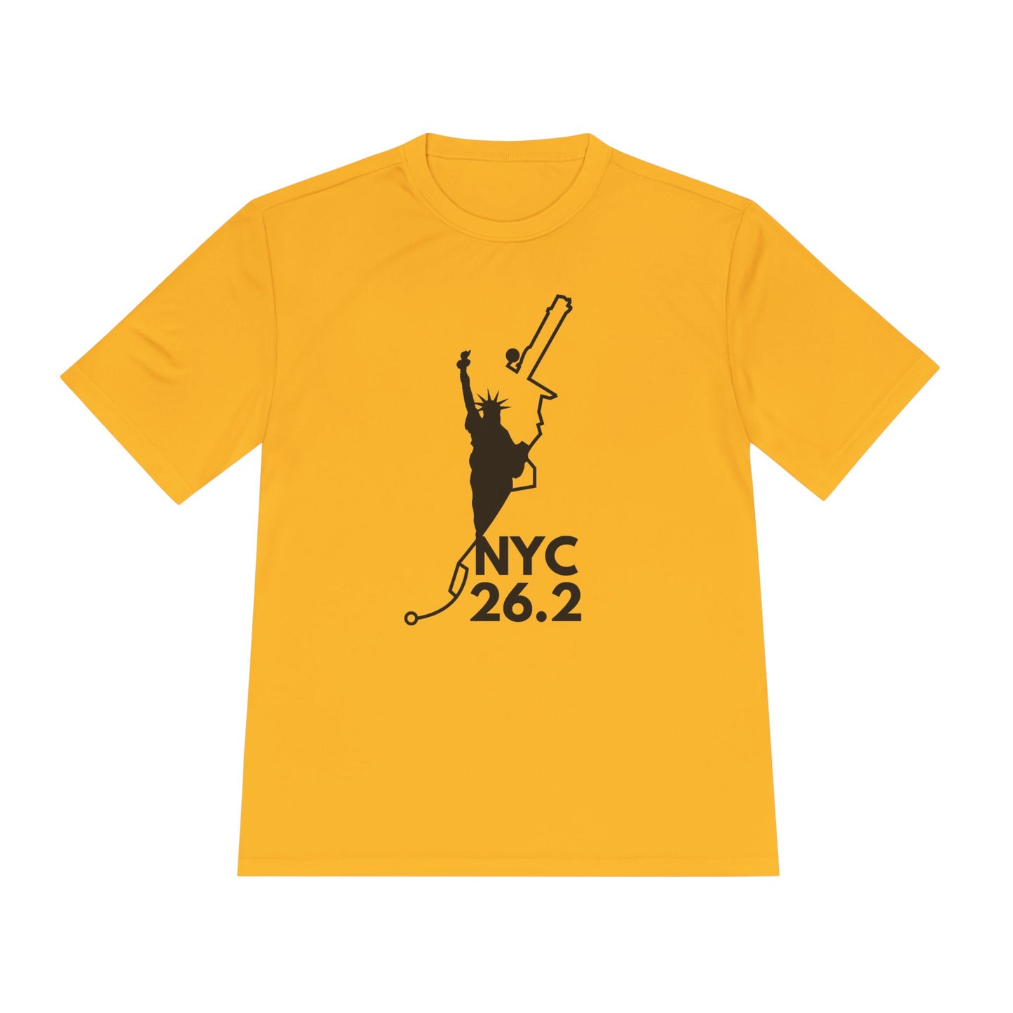 NYC MARATHON ROUTE 26.2 *Premium Athletic T-Shirt