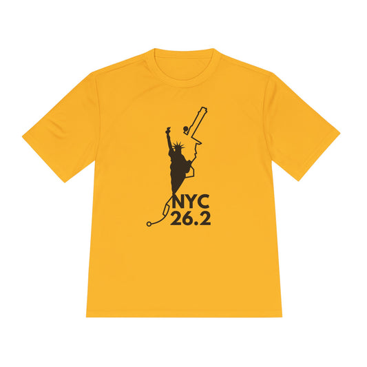 NYC MARATHON ROUTE 26.2 *Premium Athletic T-Shirt