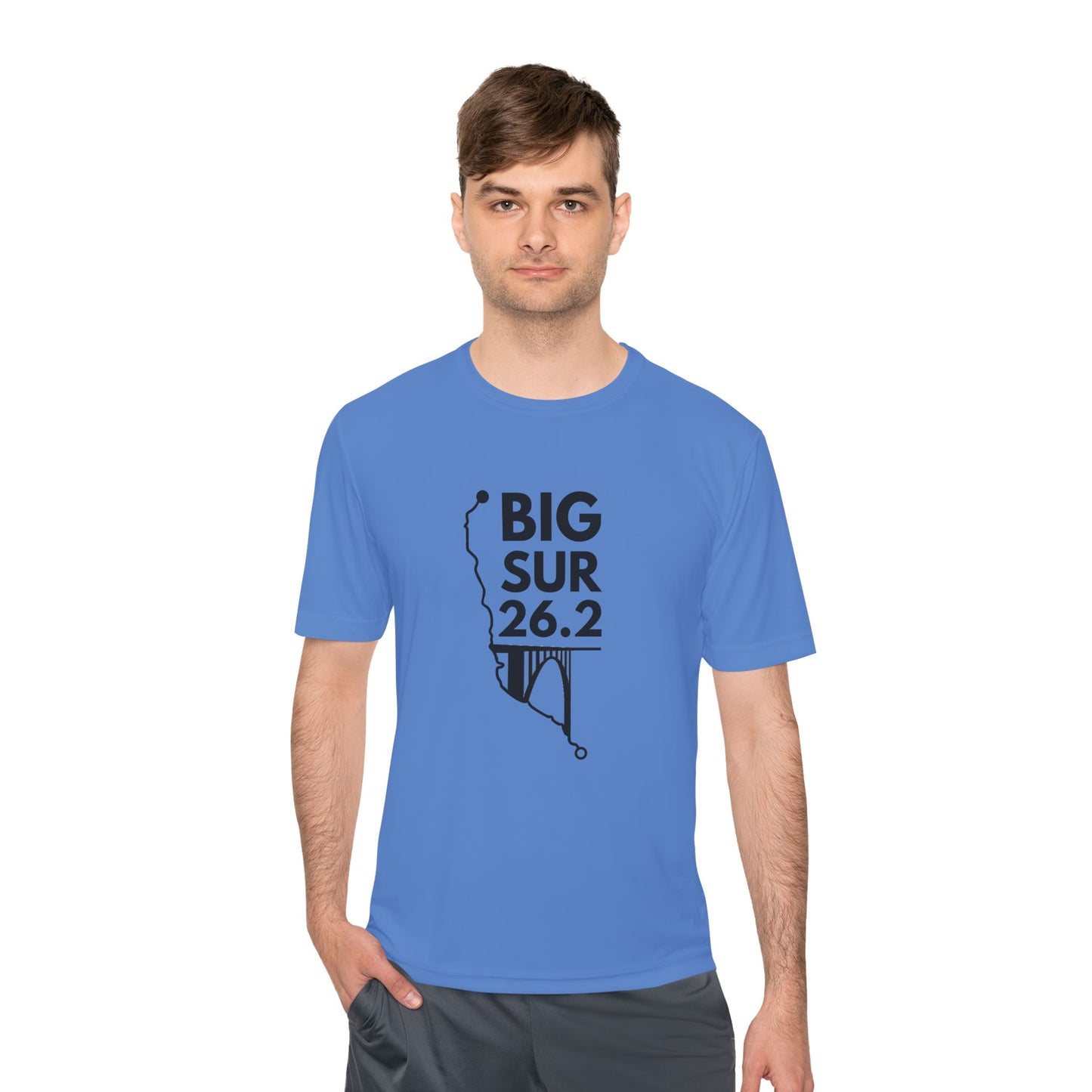 BIG SUR MARATHON ROUTE 26.2 - *Premium Athletic T-Shirt