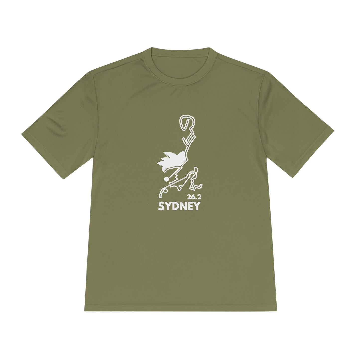 SYDNEY MARATHON ROUTE 26.2 *Premium Athletic T-Shirt W