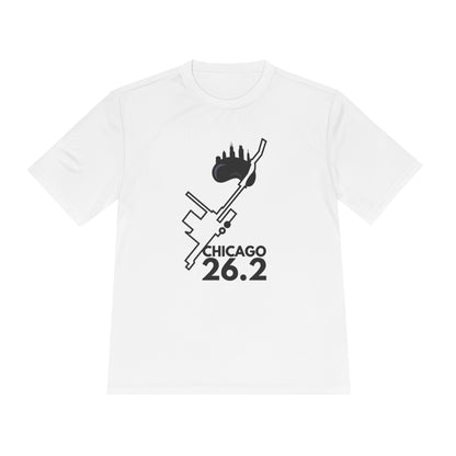CHICAGO MARATHON ROUTE 26.2 *Premium Athletic T-Shirt