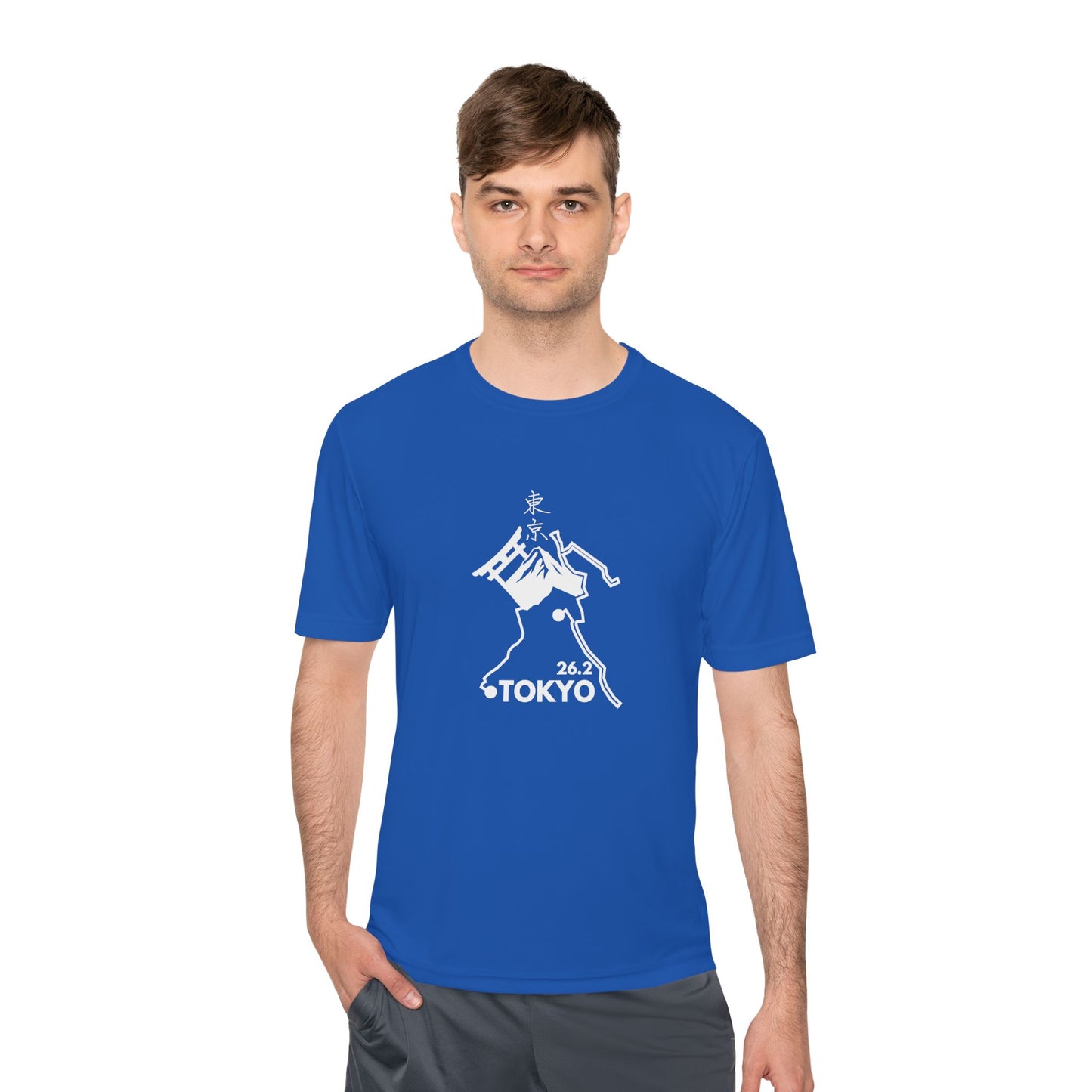 TOKYO MARATHON ROUTE *Premium Athletic T-Shirt W