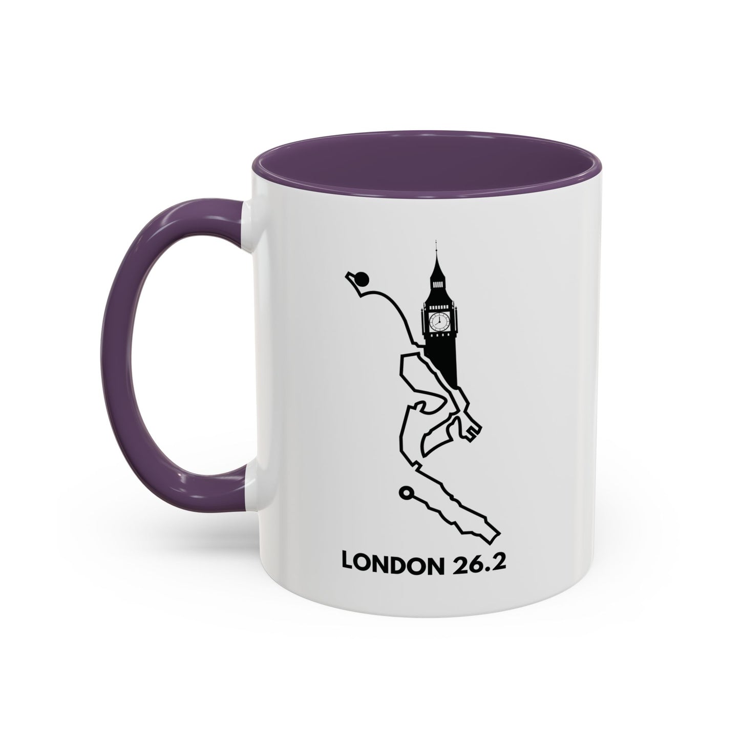 LONDON MARATHON ROUTE Mug